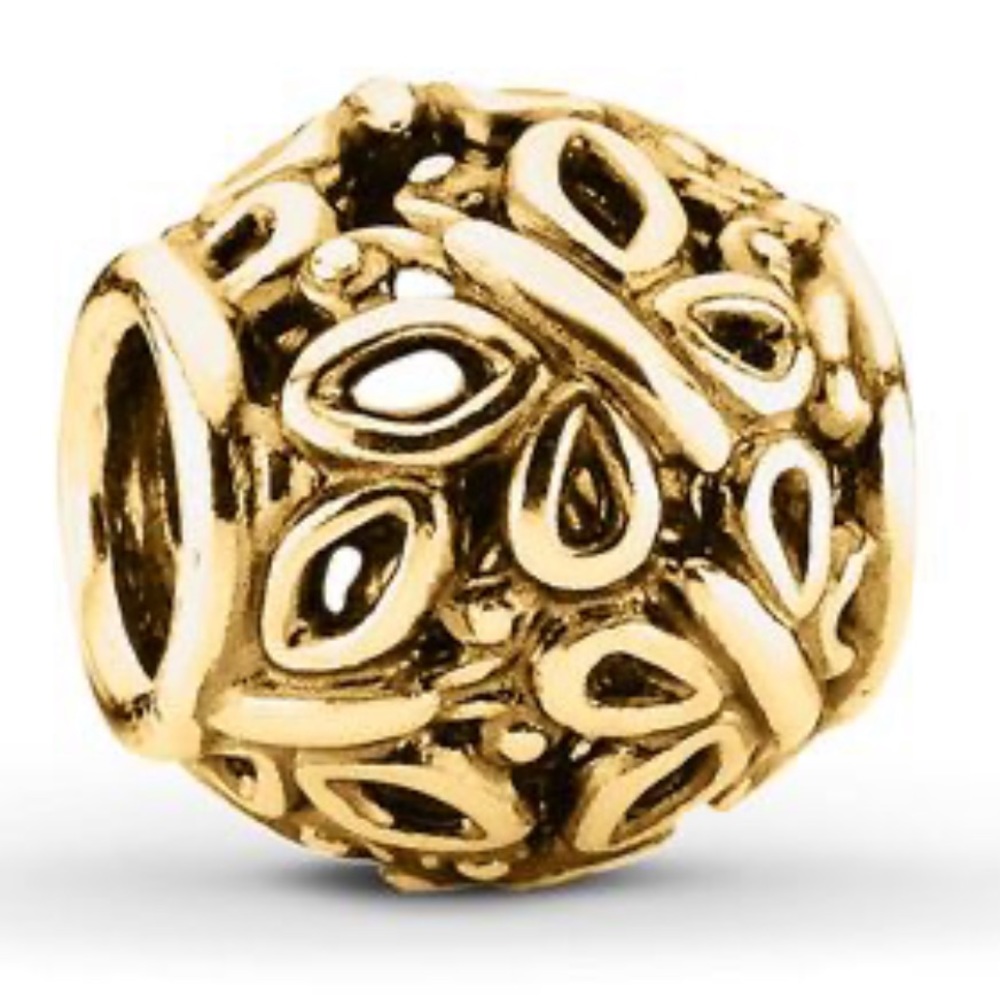 Pandora 14k gold butterfly charm